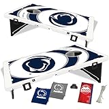 Penn State Nittany Lions Vortex Baggo Bean Bag Toss Portable Cornhole Game with Lifetime Warranty