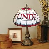 19" NCAA Nevada Las Vegas Logo Tiffany Style Table Lamp