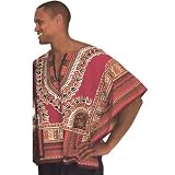 Traditional Print Dashiki with Elephant Sleeves - Many Colors Available