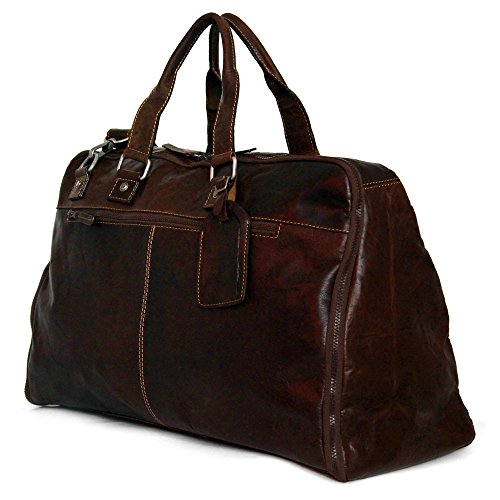 Jack Voyager Collection Leather Valet Convertible Duffle