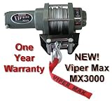 VIPER MAX 3000lb ATV Waterproof Winch
