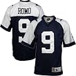 Tony Romo Jersey: Reebok Navy/White Throwback Replica #9 Dallas Cowboys Jersey