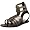 MIA Women's Rome Sandal,Pewter,7.5 M US