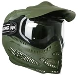 Proto Switch E.L. Anti Fog Single Paintball Goggles - Olive