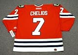 CHRIS CHELIOS Chicago Blackhawks 1996 CCM Throwback Away Hockey Jersey