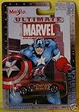 Ultimate Marvel 1:64 Scale Captain America Red Chevy Corvette Die Cast Car MaistoIMAGE