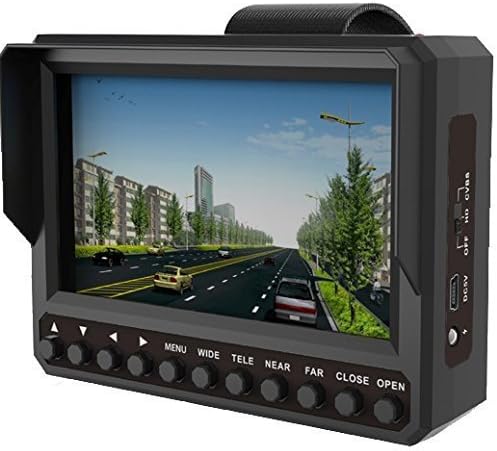 CCTV Tester 4.3'' TFT Color LCD Wrist Strap Security Camera Tester with Recharge Battery for Analog Signal & HD-TVI Camera Resolution up to HD1080P