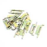 uxcell　スプリングラッチ　ボルトラッチ　家庭ドア、窓パート　7.4cm長　5mmボルトダイヤ　20個