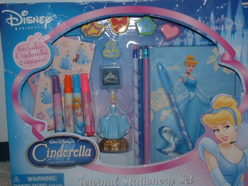 Childrens Toyshop  Toys : Disney Princess Cinderella Journal Stationery Set