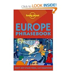 Europe (Lonely Planet Phrasebook)