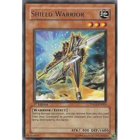 Yugioh TDGS-EN005 Shield Warrior Rare Card