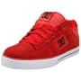 DC Men's Pure Shoe,Athletic Red,9.5 M US