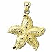 14kt Yellow Gold Starfish Charm Pendant