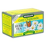 Bigelow Cozy Chamomile Herbal Tea, 20-Count Boxes (Pack of 6)