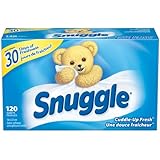 Snuggle Fabric Softener Dryer Sheets, Blue Sparkle, 120 Count