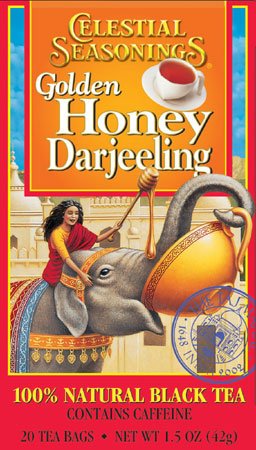 Black Tea - Golden Honey Darjeeling, 6 Units 20 bag by Celestial Seasonings
