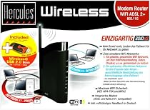 PC - WiFi Modem Router Hercules + USB Key (HWGADSL2P-54V2)