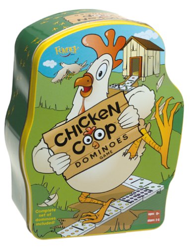 Chicken Coop Dominoes in a Tin