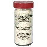 Morton & Bassett Granulated Onion, 2.3-Ounce Jars (Pack of 3)