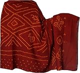Evening Shawl Tie Dye Wool Handmade Gifts India Wear 80 x 35 (tdswl366)