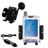 T-Mobile iPAQ h6315 Flexible Auto Windshield Holder with Car Charger - Uses Gomadic TipExchange