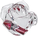 Waterford Crystal Limited-Edition Red Rose Paperweight