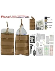 Sports: Readi USA Hikers, Hunters, Campers Emergency Mini Compact Survival & Water Purification & Molle Holder Kit (ACU) - READI USA