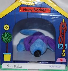 Nosy Barker Dog House with Cuddly Plush Dog and Board Book
