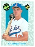 Chipper Jones baseball card 1990 Classic Draft Pick #1 (Atlanta Braves) Rookie Card