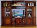 Santiago Entertainment Center In Oak Finish