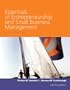 Essentials of Entrepreneurship and Small Business Management (5th Edition)
