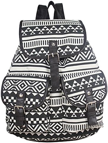 BLUBOON(TM) New Fashion Women Girls Vintage Cute Bags Canvas Schoolbag Travel Backpack Bookbag Leisure Backpack School Bag (21014)