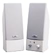 Cyber Acoustics CA2015 2.0 Computer Speakers(2-Speaker, White)