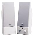 Cyber Acoustics CA2015 2.0 Computer Speakers(2-Speaker, White)
