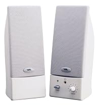 Cyber Acoustics CA2015 2.0 Computer Speakers(2-Speaker, White)
