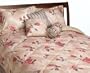 Malibu Shores Rose Flower Jacquard Queen 7-Piece Comforter Set