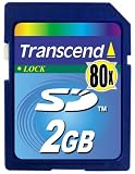 Transcend 2GB High-Speed 80x SD Card- Blue(TS2GSD80)