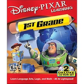 Disney Pixar Learning 1st Grade Toy Story 2 CD ROM Set