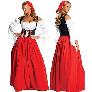 Renaissance Bar Maid - Ladies Sexy Old Fashioned Costume Lingerie Outfit