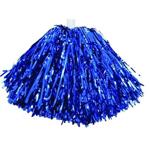 Metallic Color Cheerleading Pom Pom, Size M by 