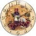 Infinity Instruments Vin Rouge Resin Wall Clock