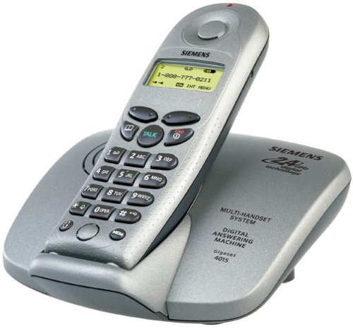 Siemens 4015 Gigaset 2.4 GHz DSS Expandable Cordless Phone (Silver)