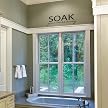 Wall Appliqué - Soak Your Cares Away
