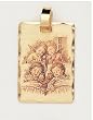 14 kt Gold Layered Religious Medal - Guardian Angels - Hand Made, Ready for Engraving, Individually Boxed