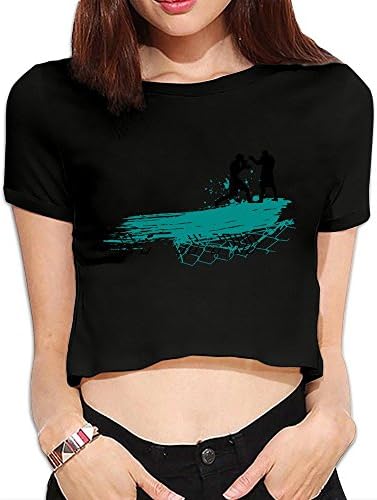 Faktor04 Black Boxing Vs Kickboxing Short Sleeve Sexy Lo Shi Shirt For Women Size XL