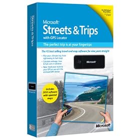 Microsoft Streets and Trips with GPS Locator (2010) by Microsoft