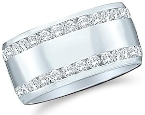 Wide ladies wedding rings