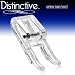 Distinctive Clear Open Toe Sewing Machine Presser Foot - Fits All Low Shank Snap-On Singer*, Brother, Babylock, Viking (Husky Series), Euro-Pro, Janome, Kenmore, White, Juki, Bernina (Bernette Series), New Home, Simplicity, Necchi, Elna and More!
