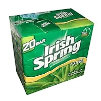 Irish Spring With Aloe Deodorant Soap 20 Bar Value Pack