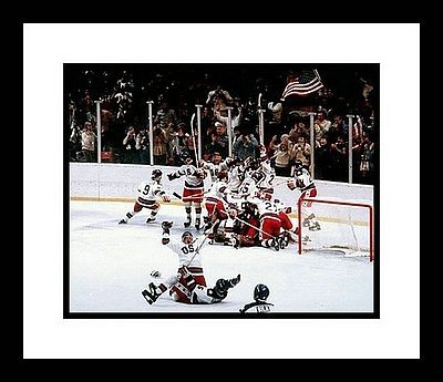 1980 USA Olympic Hockey NHL Framed 8x10 Photograph Miracle on Ice